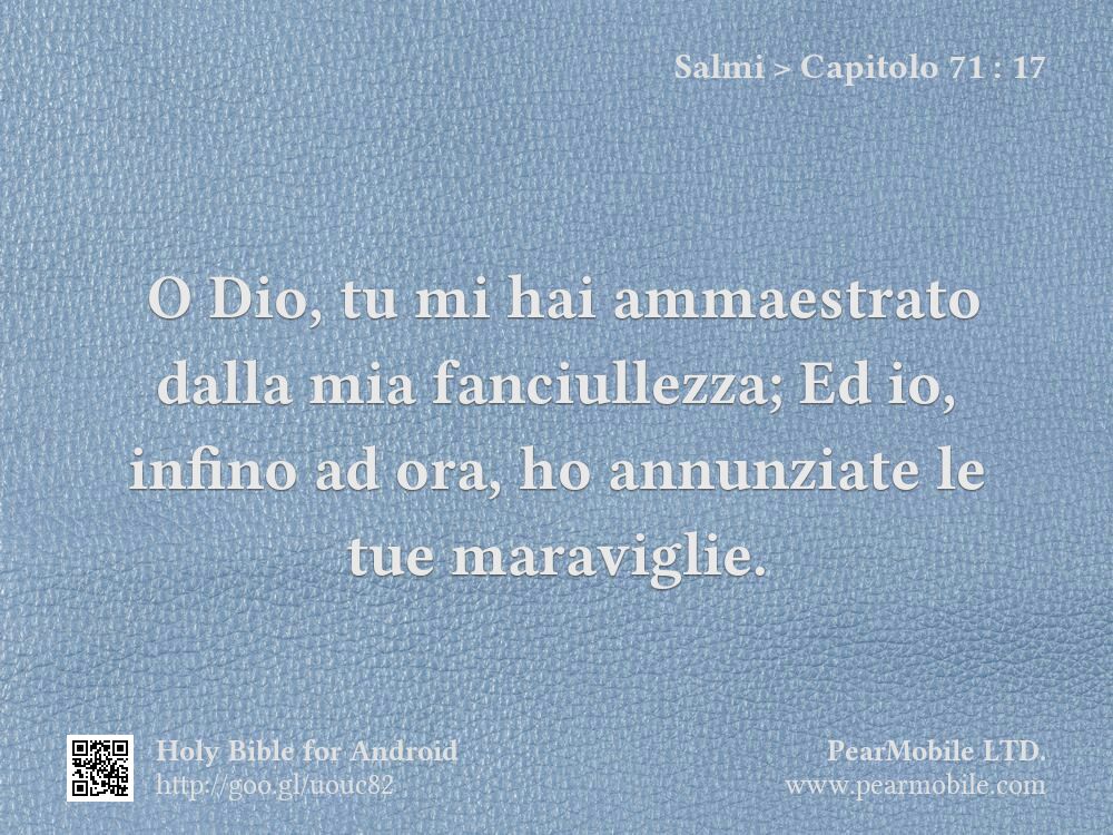 Salmi, Capitolo 71:17